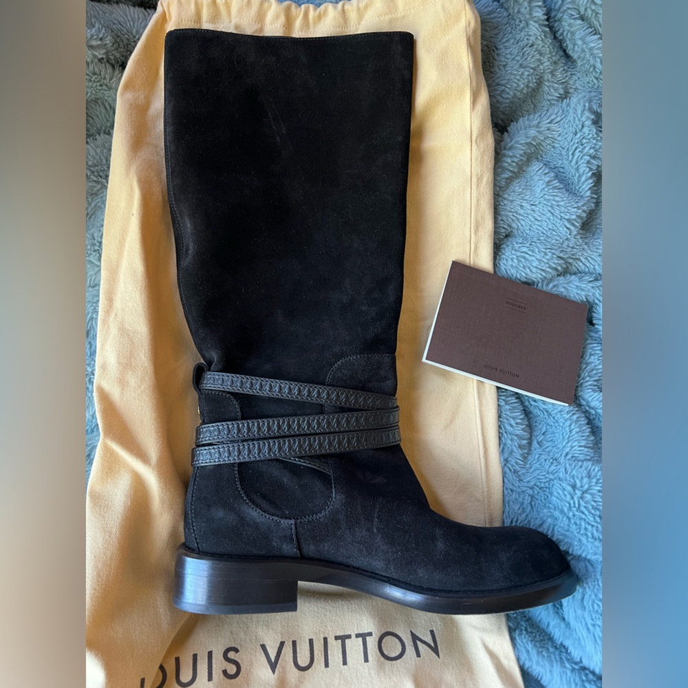 Louis Vuitton crossroads suede boots - Picture 4 of 8